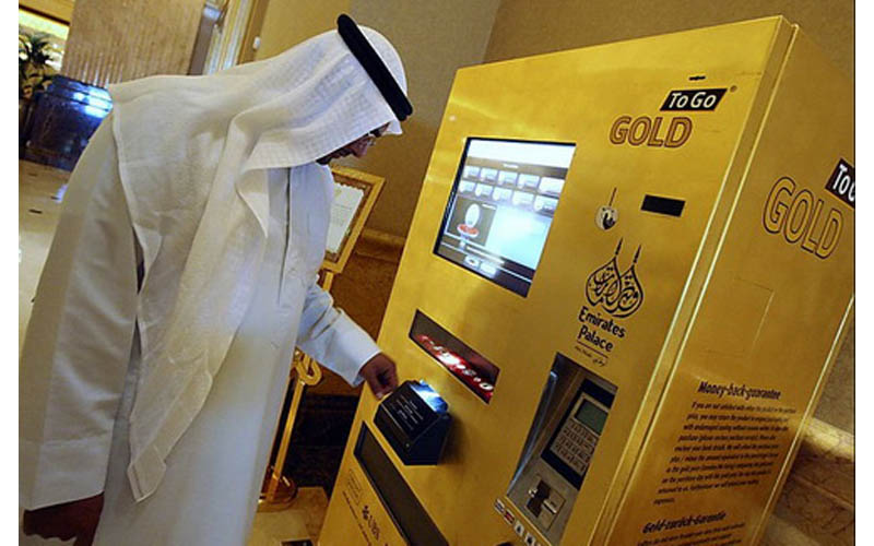 Máy rút vàng ở dubai