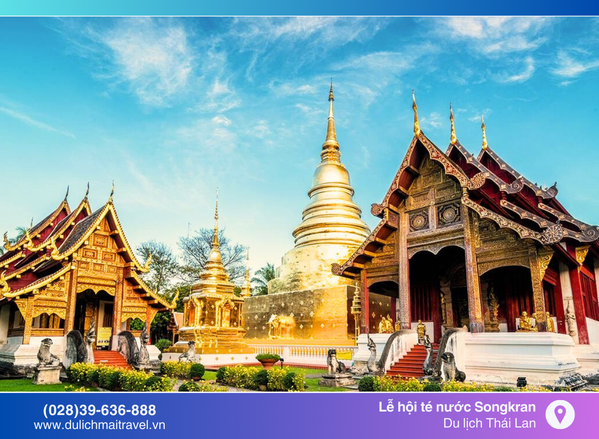 Chùa Wat Phra Singh, Chiang Mai, Thái Lan