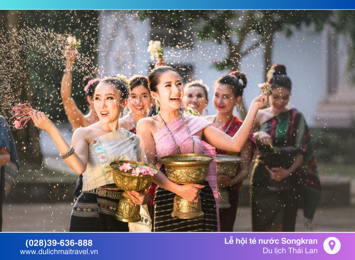 Lễ hội té nước Songkran, Thái Lan