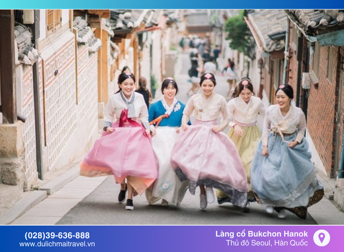 làng bukchon ở seoul