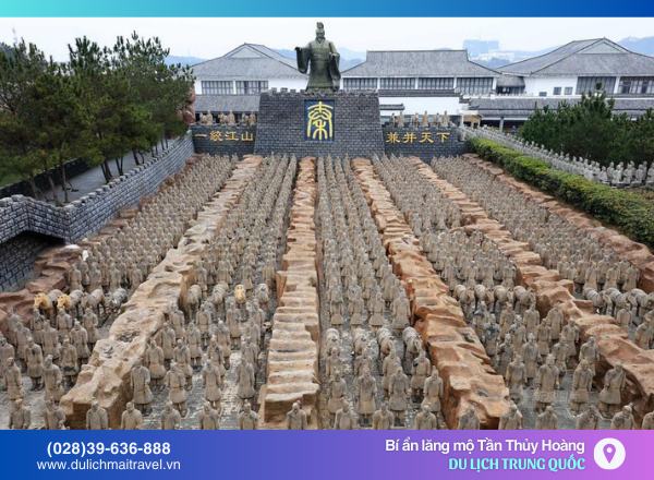 Đội quân bằng đất nung canh gác cho lăng mộ
