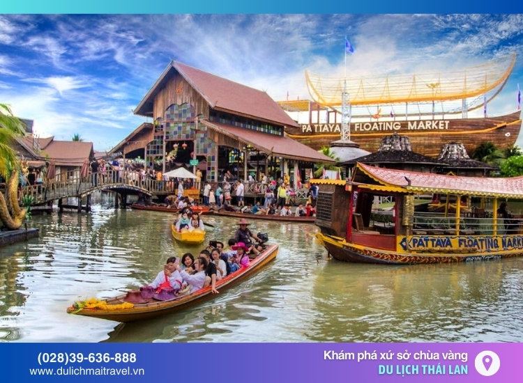 Chợ Nổi Bốn Miền, Du lịch Pattaya