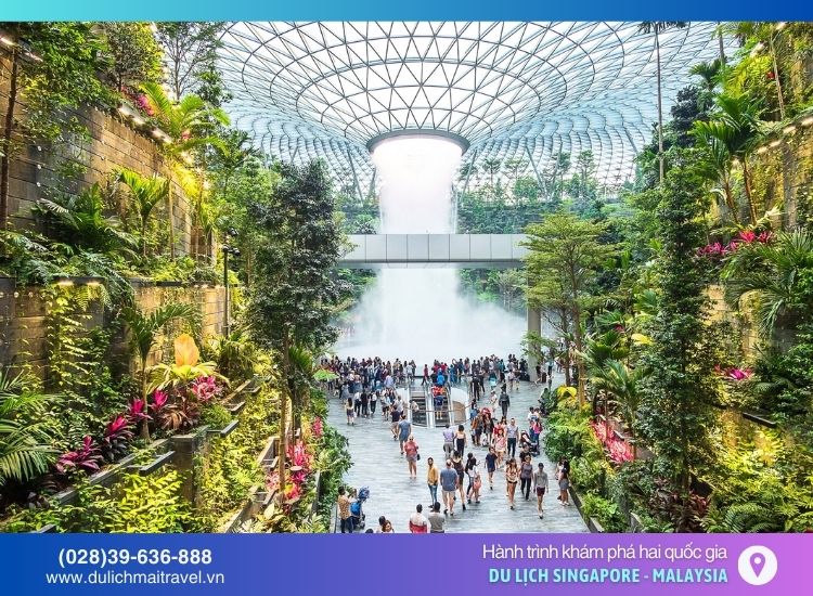 Khu phức hợp Jewel Changi Airport - Sân bay quốc tế Changi