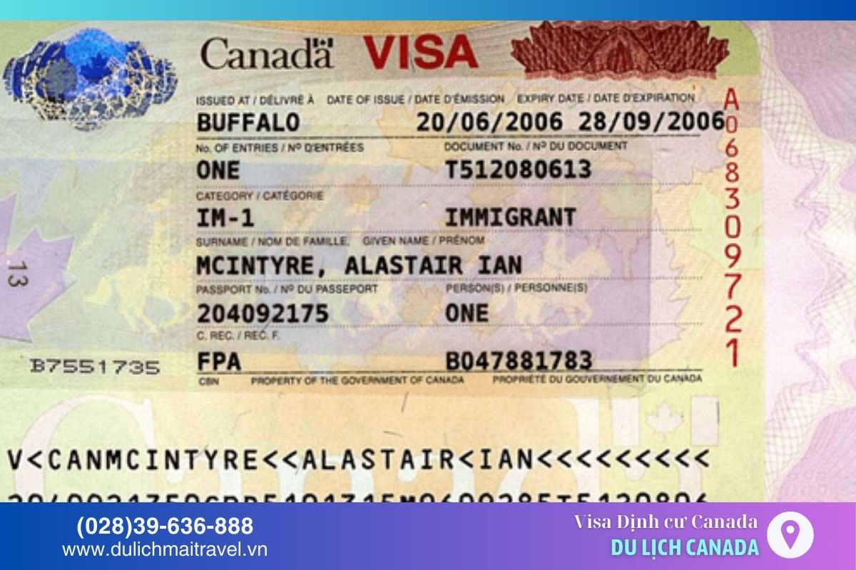 Visa canada dinh cu 